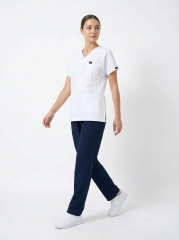 EDY BEYAZ ÜST LACİVERT ALT