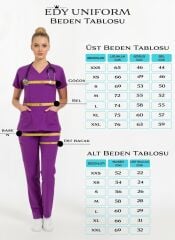 EDY BEYAZ ÜST LACİVERT ALT