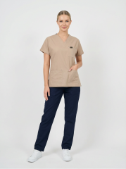 EDY BEJ ÜST LACİVERT ALT KOMBİN