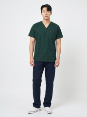 EDY ÇAM YEŞİLİ ÜST LACİVERT ALT KOMBİN