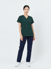 EDY ÇAM YEŞİLİ ÜST SİYAH ALT KOMBİN