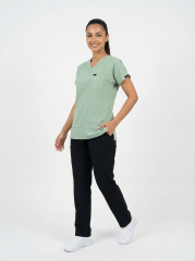 EDY KÜF YEŞİLİ ÜST SİYAH ALT KOMBİN