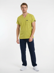 EDY YAĞ YEŞİLİ ÜST LACİVERT ALT KOMBİN