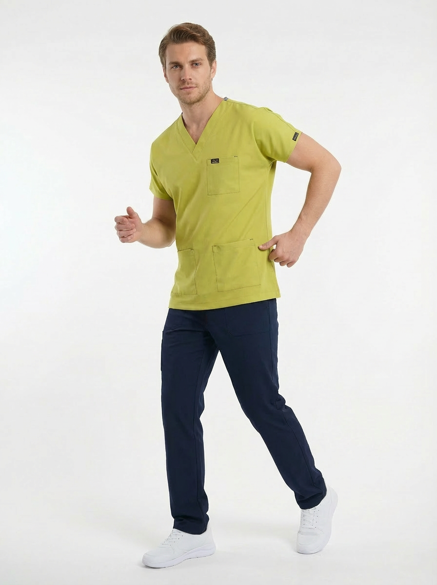 EDY YAĞ YEŞİLİ ÜST LACİVERT ALT KOMBİN