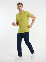 EDY YAĞ YEŞİLİ ÜST LACİVERT ALT KOMBİN