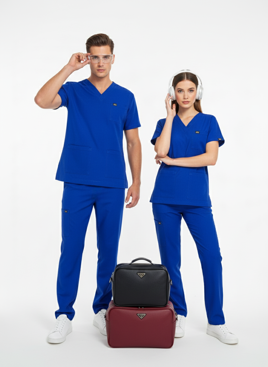 EDY SAKS MAVİ SCRUBS