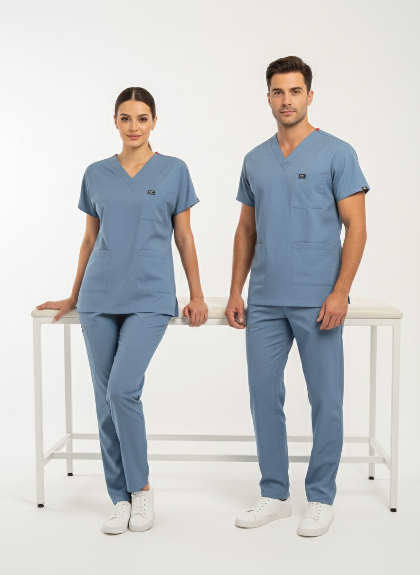 EDY AÇIK PETROL YEŞİL SCRUBS