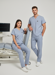 EDY KIRÇILLI GRİ SCRUBS