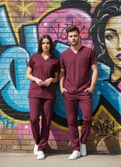 EDY BORDO SCRUBS S