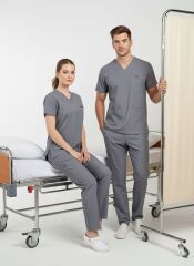 EDY AÇIK GRİ SCRUBS XL