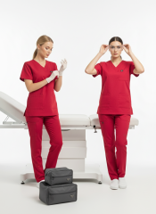 EDY KIRMIZI SCRUBS XS