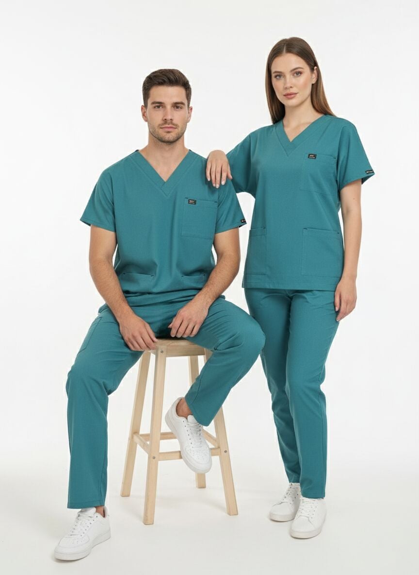 EDY AMAZON YEŞİL SCRUBS XL